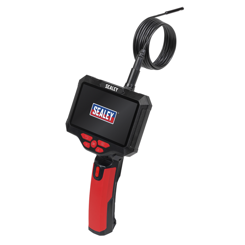 Sealey Video Borescope VS8118 5.5mm Dual Lens & 5" Screen