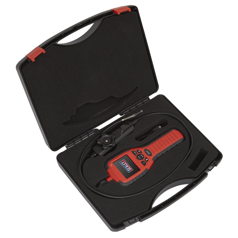 Sealey Articulated Video Borescope 6mm 800mm Probe