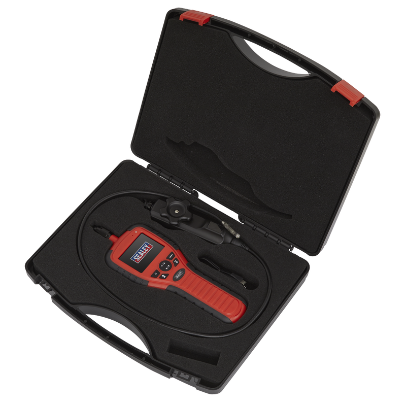 Sealey Articulated Video Borescope 6mm 800mm Probe
