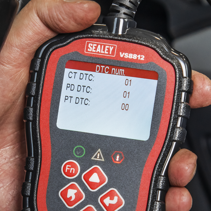 Sealey EOBD Code Reader VS8812 for Petrol & Diesel Vehicles