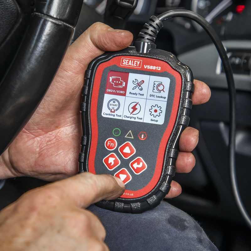 Sealey EOBD Code Reader VS8812 for Petrol & Diesel Vehicles