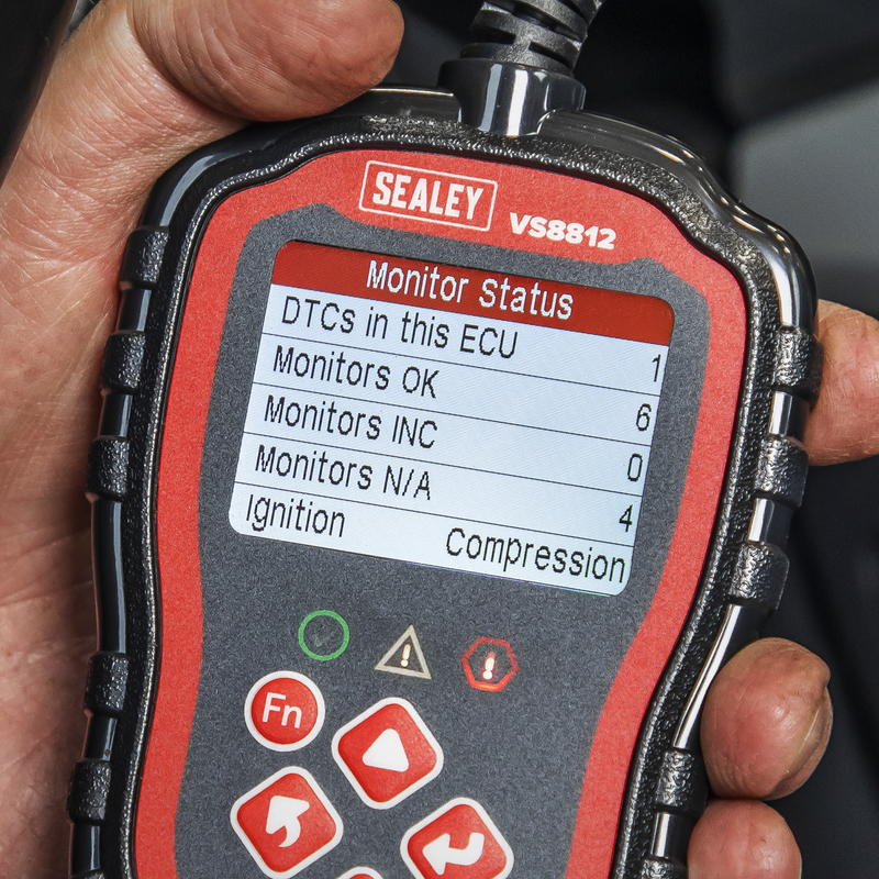 Sealey EOBD Code Reader VS8812 for Petrol & Diesel Vehicles