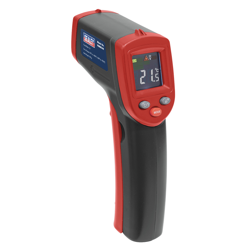 Sealey Infrared Laser Digital Thermometer 12:1 -50°C to +400°C