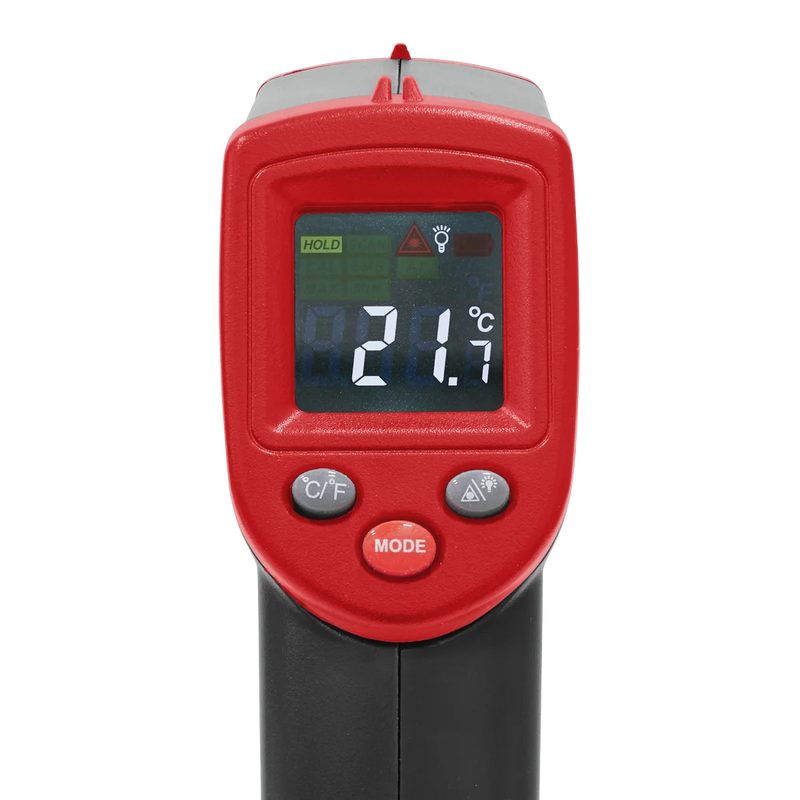 Sealey Infrared Laser Digital Thermometer 12:1 -50°C to +400°C