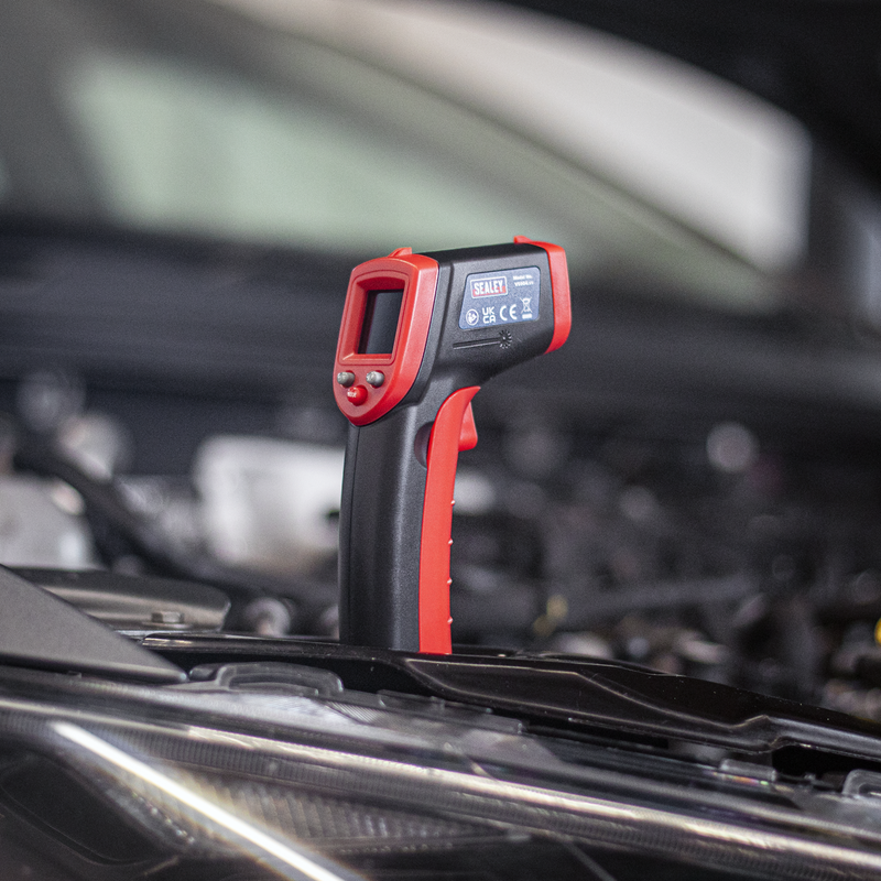 Sealey Infrared Laser Digital Thermometer 12:1 -50°C to +530°C