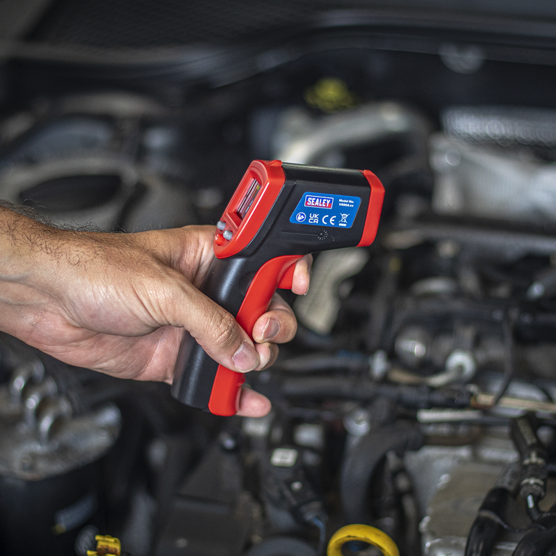 Sealey Infrared Laser Digital Thermometer 12:1 -50°C to +530°C