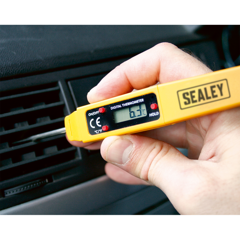 Sealey Mini Digital Thermometer VS906 -40°C to +250°C