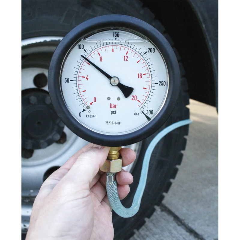 Sealey Air Brake Test Gauge VS931 2m Hose for Commercial Vehicles
