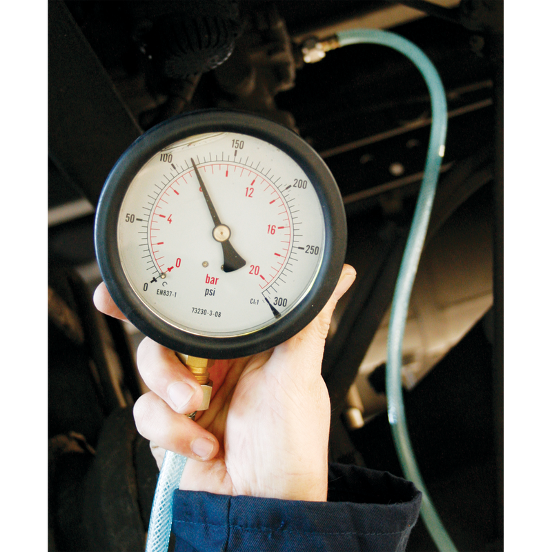 Sealey Air Brake Test Gauge VS931 2m Hose for Commercial Vehicles