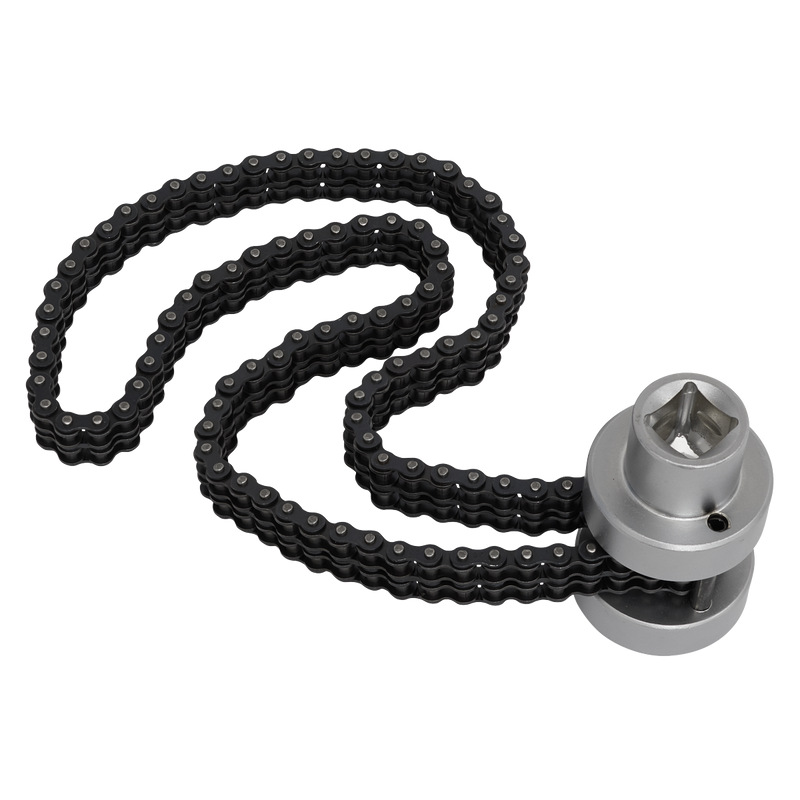 Sealey Oil Filter Chain Wrench 1/2" Drive 60-115mm Capacity