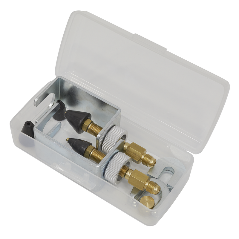 Sealey Air Conditioning Pressure Test Connector Kit 13 Piece