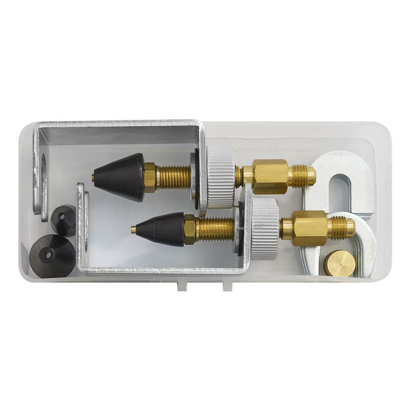 Sealey Air Conditioning Pressure Test Connector Kit 13 Piece