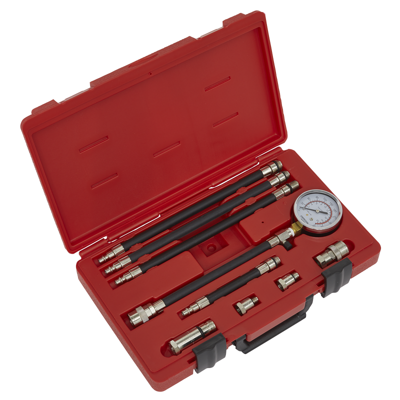 Sealey Petrol Engine Compression Test Kit VSE206 10 Piece