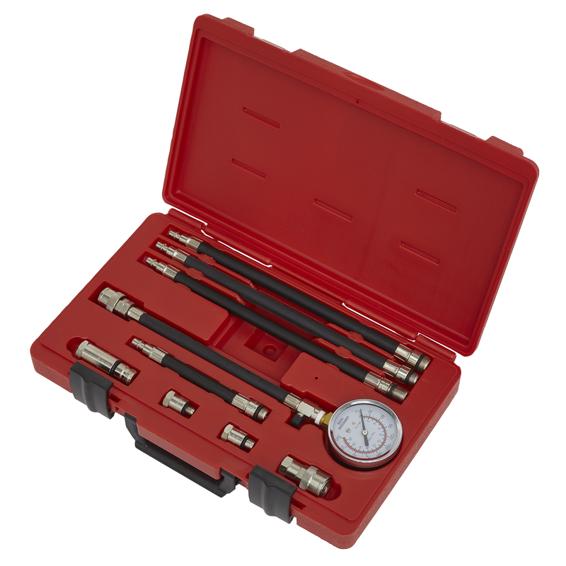 Sealey Petrol Engine Compression Test Kit VSE206 10 Piece