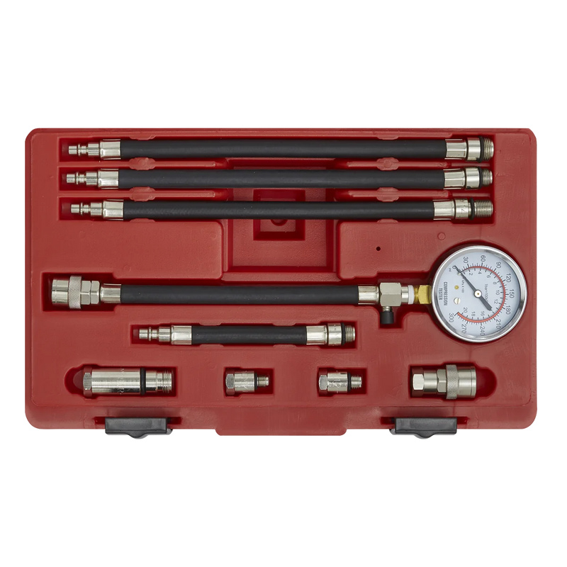 Sealey Petrol Engine Compression Test Kit VSE206 10 Piece