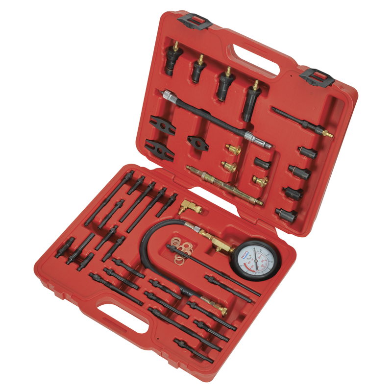 Sealey Petrol & Diesel Compression Test Kit VSE3155 600psi