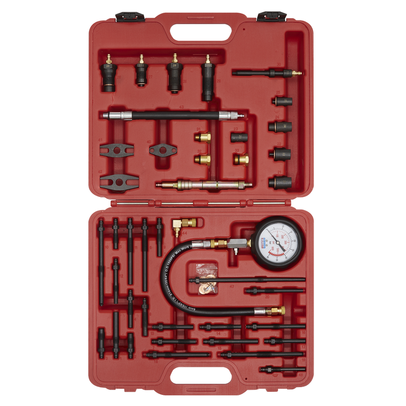 Sealey Petrol & Diesel Compression Test Kit VSE3155 600psi