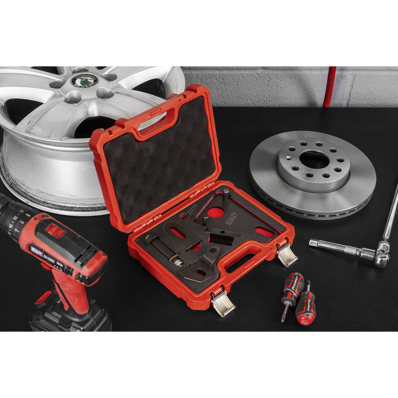 Sealey Front Pulley & Flywheel Locking Tool Set VSE5032 1.93kg