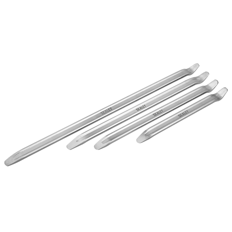 Sealey Tyre Lever Set 4 Piece 300-600mm