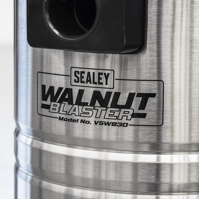 Sealey Walnut Blaster 30L Capacity VSWB30
