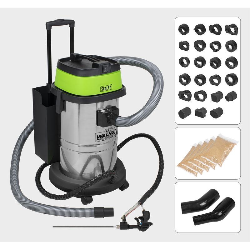 Sealey Walnut Blaster 30L Capacity VSWB30