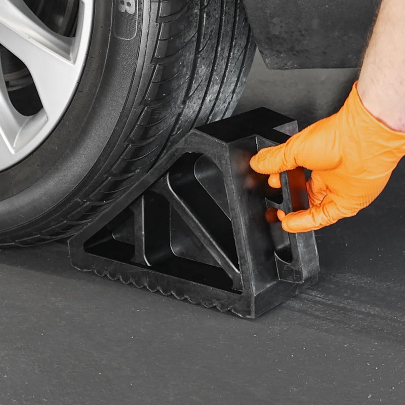 Sealey Rubber Wheel Chocks WC02 - 115x270x175mm Pair