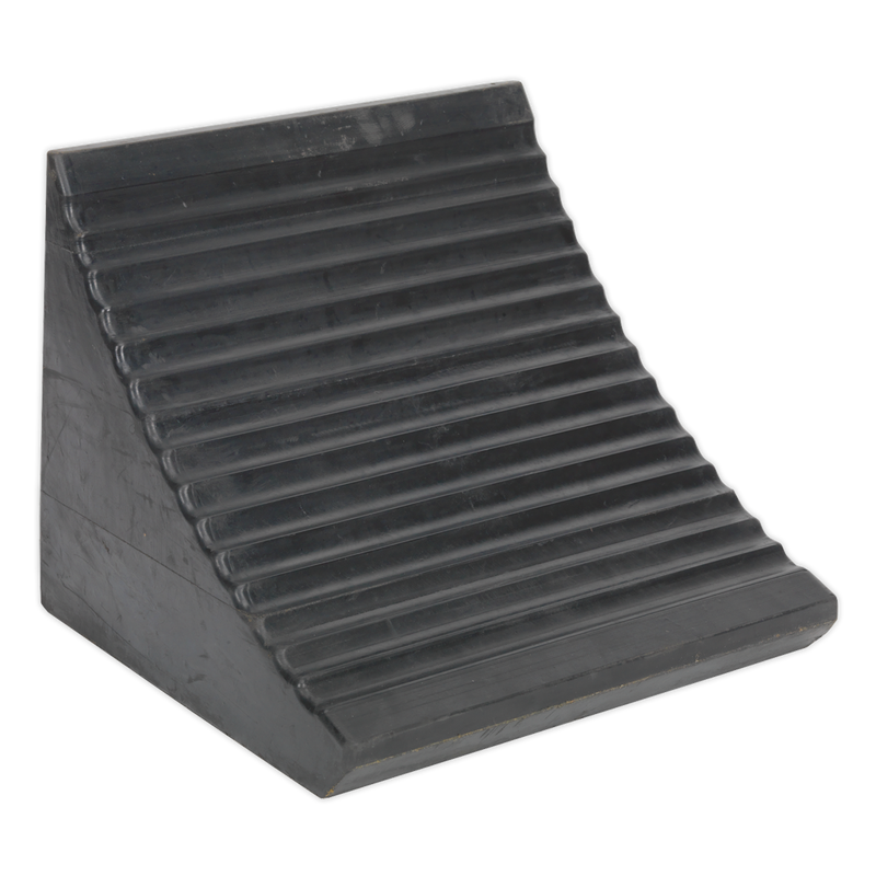 Sealey Heavy-Duty Rubber Wheel Chock WC12 300mm
