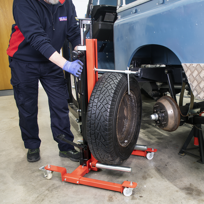 Sealey Wheel Removal Trolley WD80 80kg Capacity