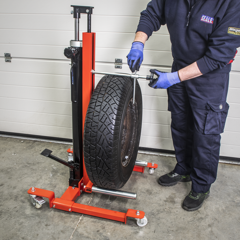 Sealey Wheel Removal Trolley WD80 80kg Capacity