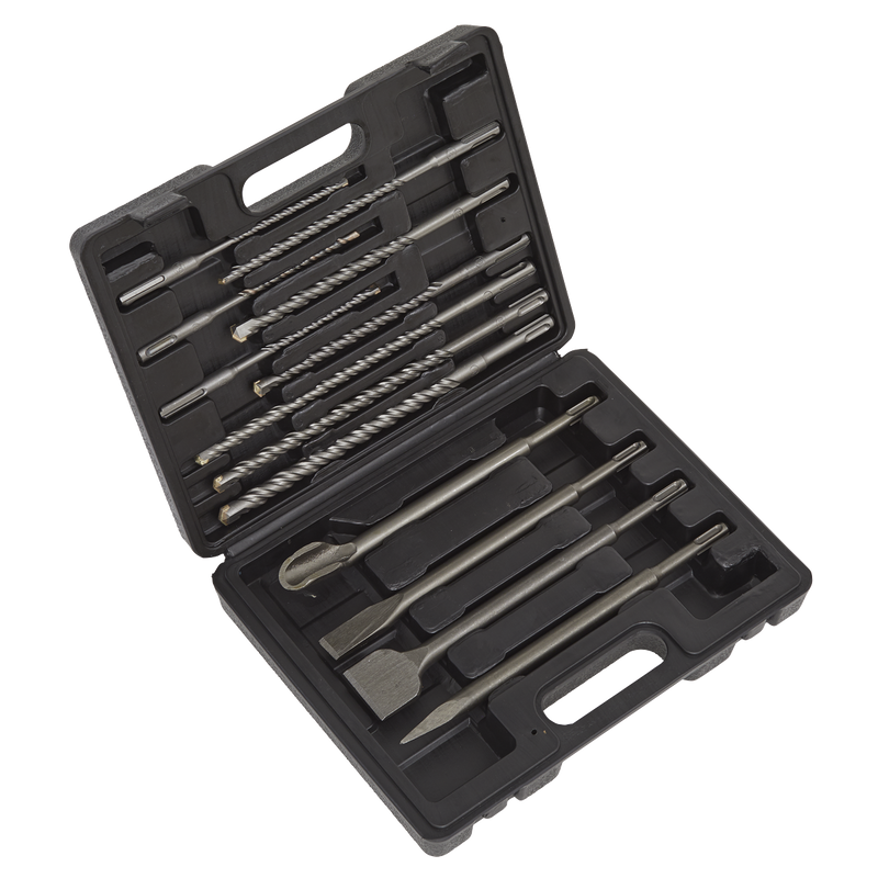 Worksafe SDS Plus Drill Bit & Chisel Set 13 Piece - Professional Quality