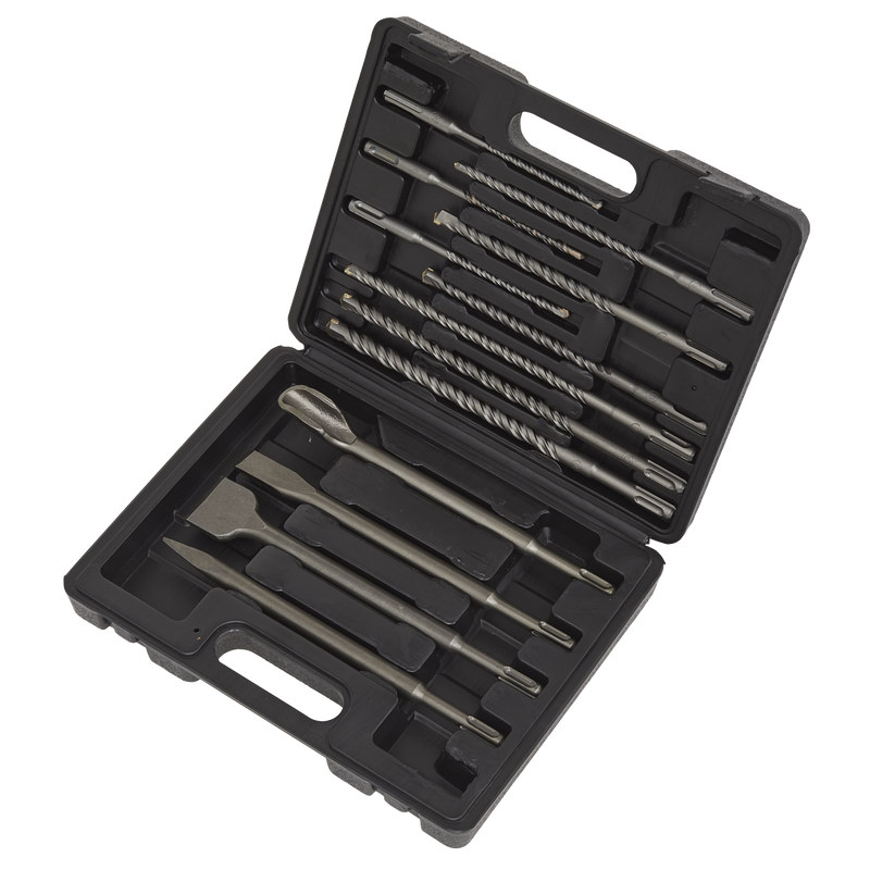 Worksafe SDS Plus Drill Bit & Chisel Set 13 Piece - Professional Quality