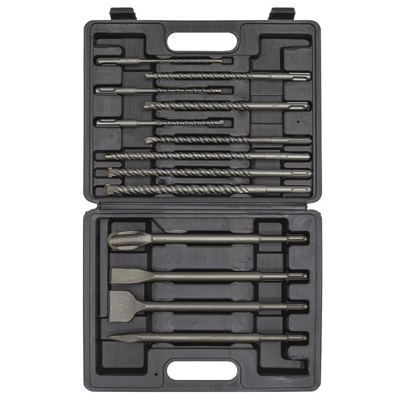 Worksafe SDS Plus Drill Bit & Chisel Set 13 Piece - Professional Quality