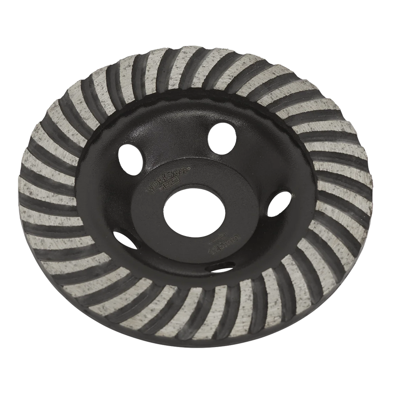 Worksafe Turbo Row Grinding Head 115mm for Concrete & Stone