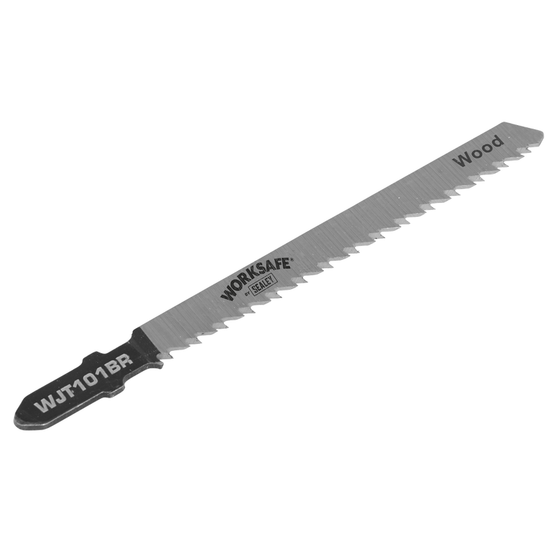 Sealey Jigsaw Blade 75mm 10tpi for Wood & Plastics - Pack of 5