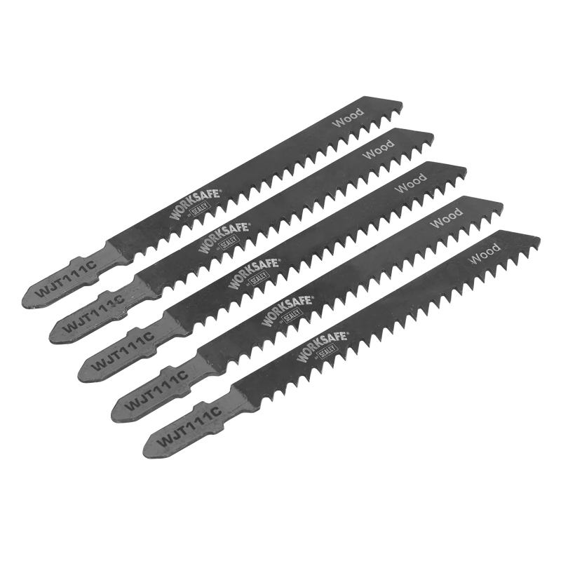 Sealey Jigsaw Blade 75mm 8tpi for Soft Wood & Plastics Pack of 5