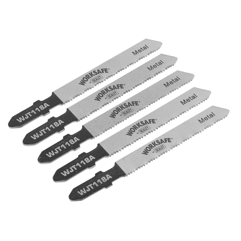 Sealey Jigsaw Blade for Metal 55mm 21tpi - Pack of 5