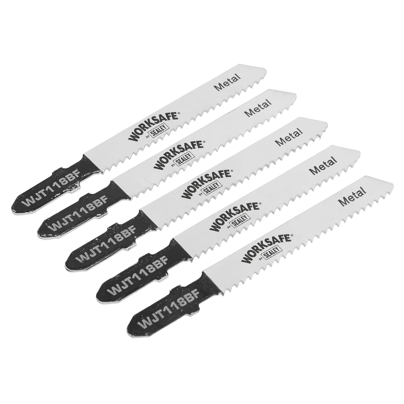 Worksafe Jigsaw Blade for Metal 55mm 12tpi - Pack of 5