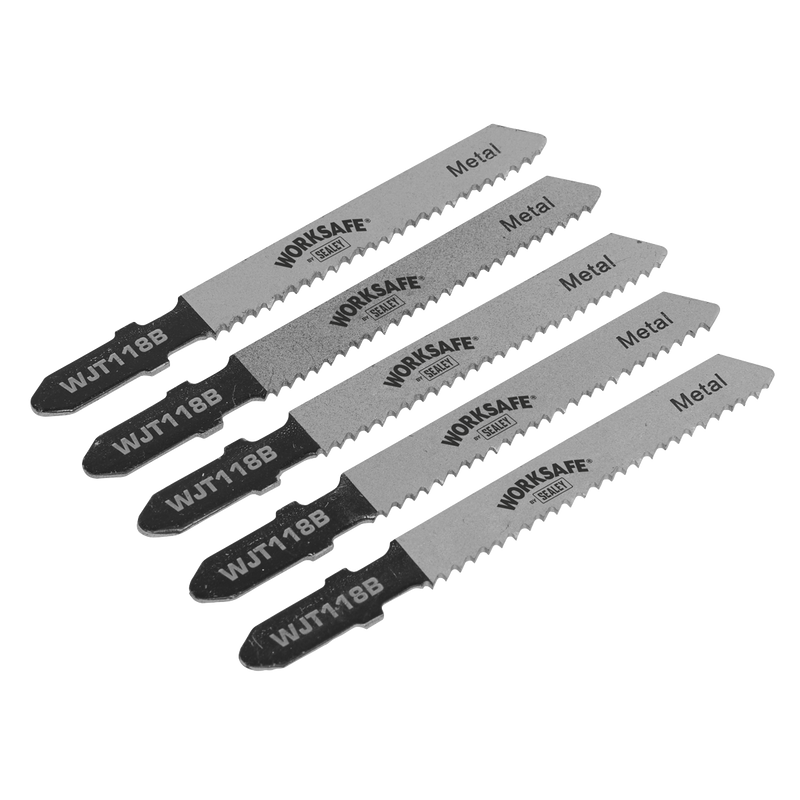 Worksafe Jigsaw Blade for Metal 55mm 12tpi - Pack of 5