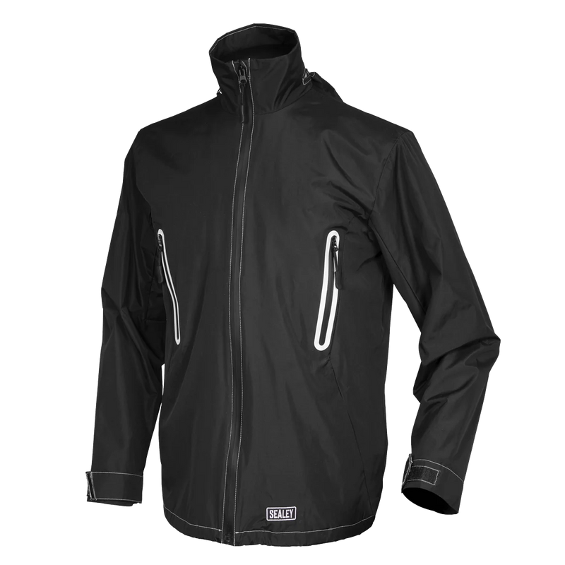 Sealey Heated Rain Jacket Large 5V 48" Chest