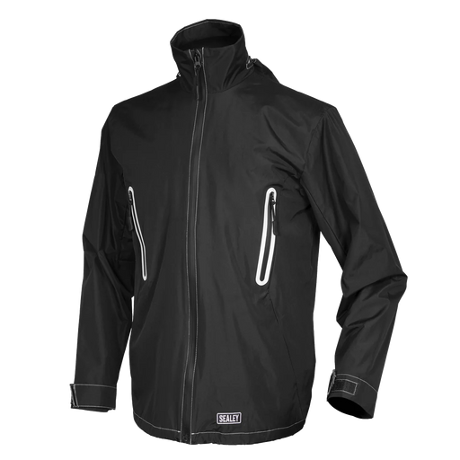 Sealey Heated Rain Jacket Large 5V 48" Chest