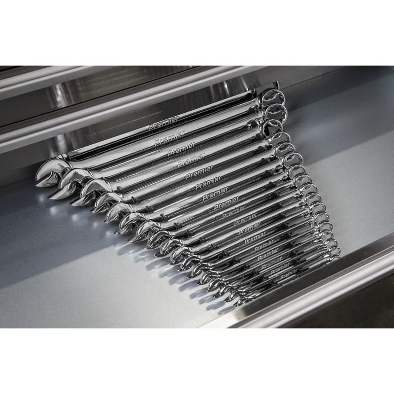 Sealey Premier Sharks Teeth Spanner Rack 2 Piece 20 Capacity 425mm