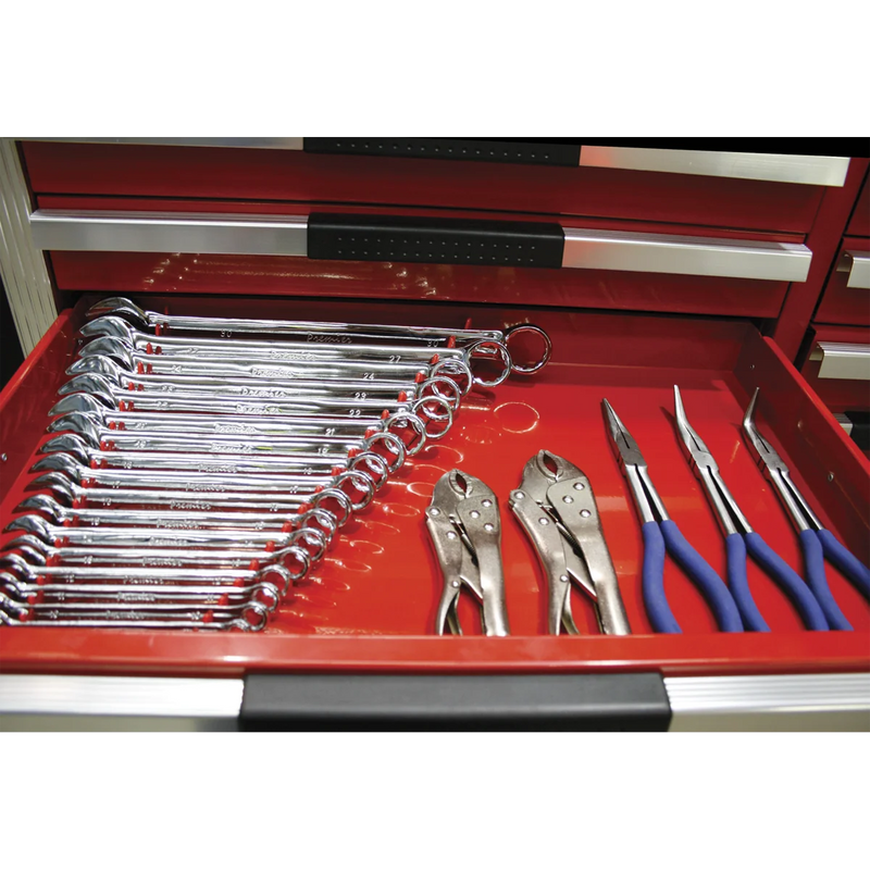 Sealey Premier Magnetic Spanner Rack 2 Piece 20 Capacity 385/425mm