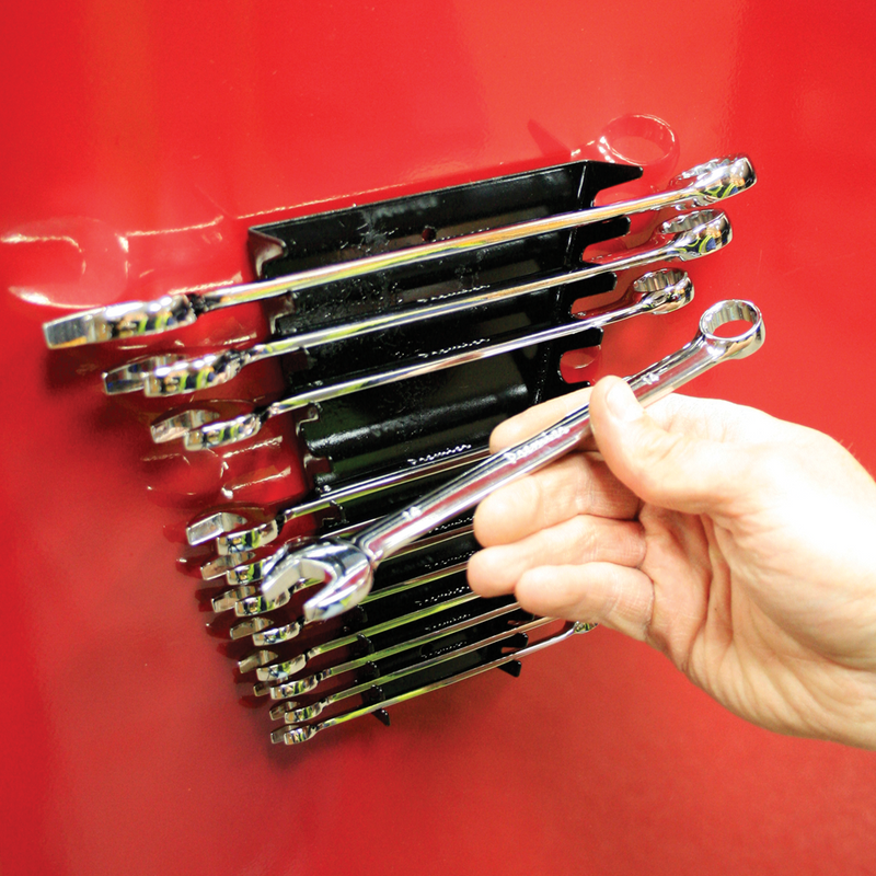 Sealey Premier Magnetic Spanner Rack WR03 Capacity 12 Spanners