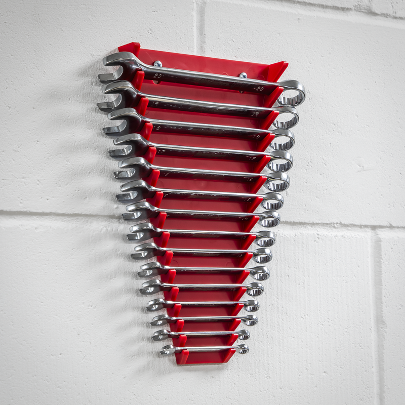 Sealey Premier Spanner Rack 15 Capacity Tool Storage WR05