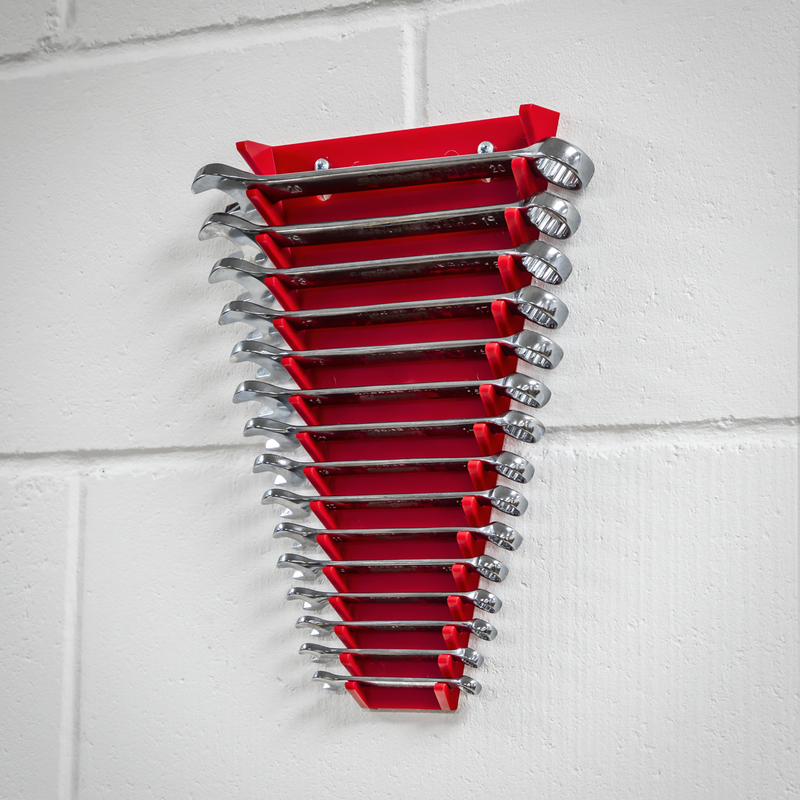 Sealey Premier Spanner Rack 15 Capacity Tool Storage WR05