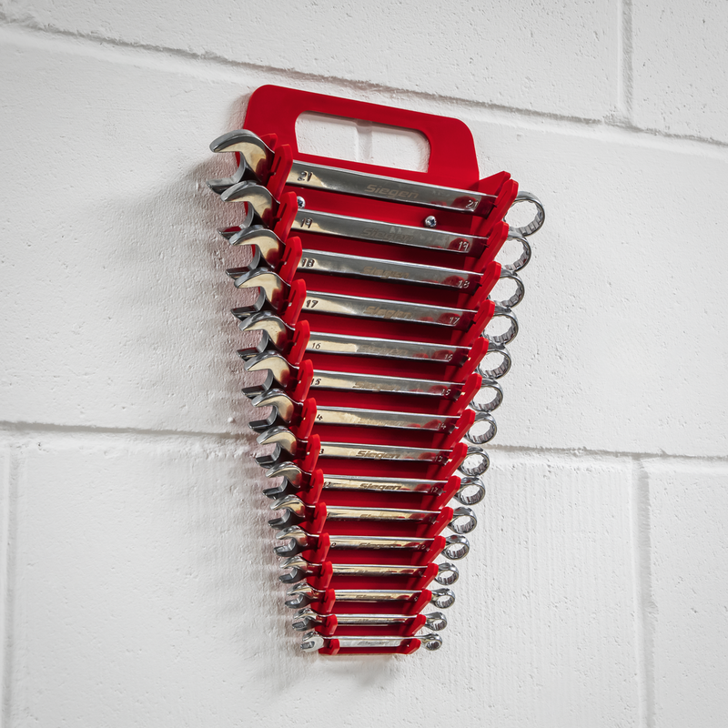 Sealey Premier Spanner Rack Model WR08, Capacity for 15 Spanners