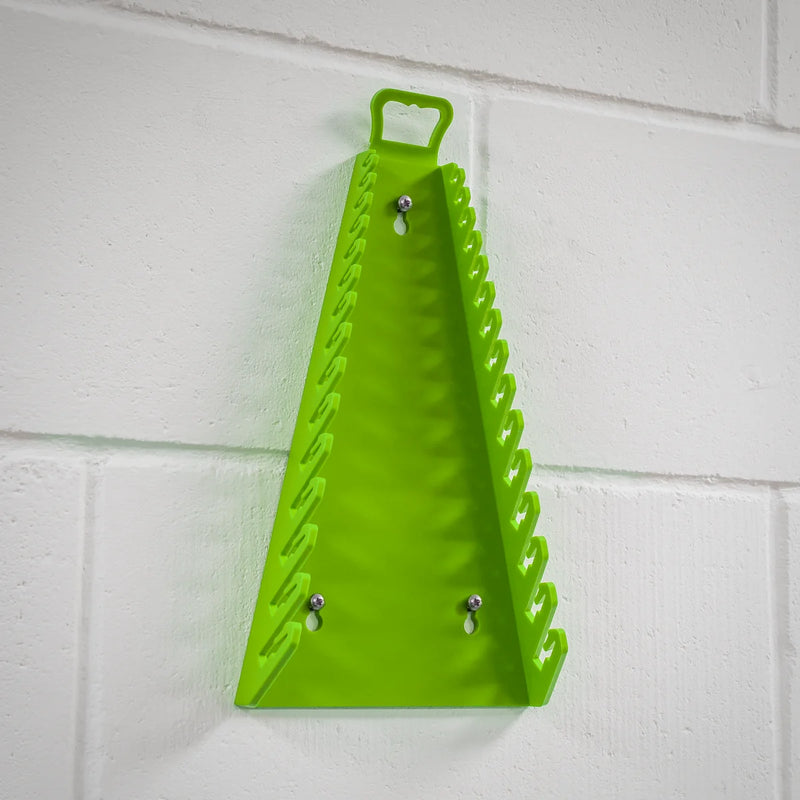 Sealey Premier Reverse Spanner Rack 15 Capacity Hi-Vis Green