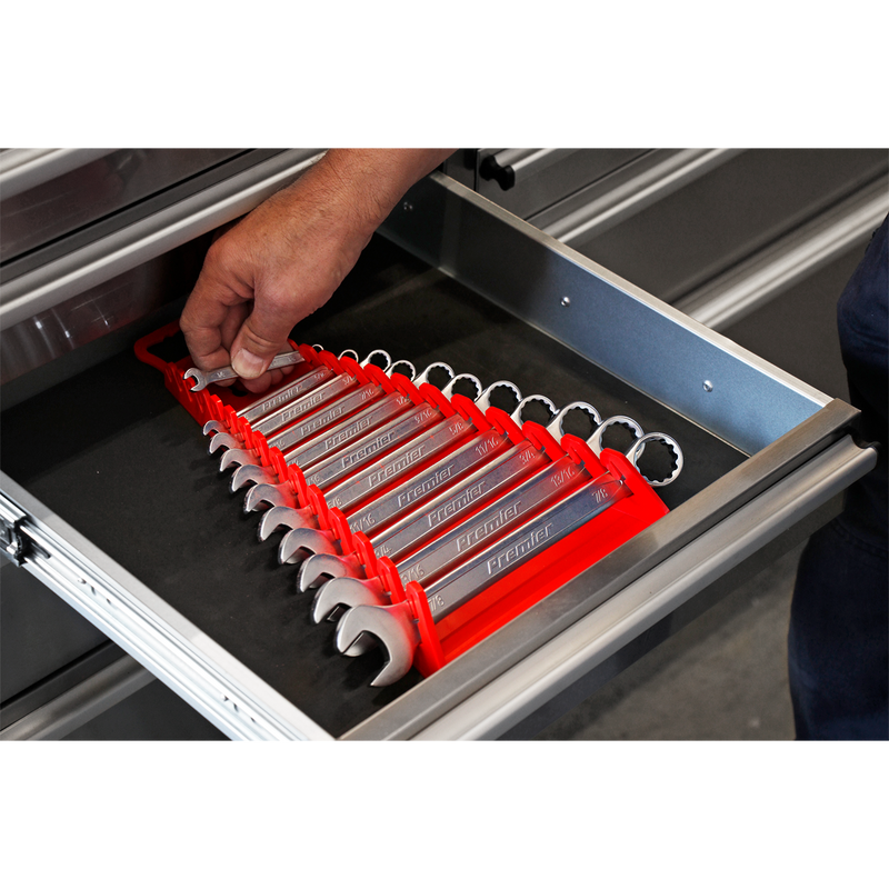 Sealey Premier Spanner Rack Model WR09 Capacity 15 Spanners