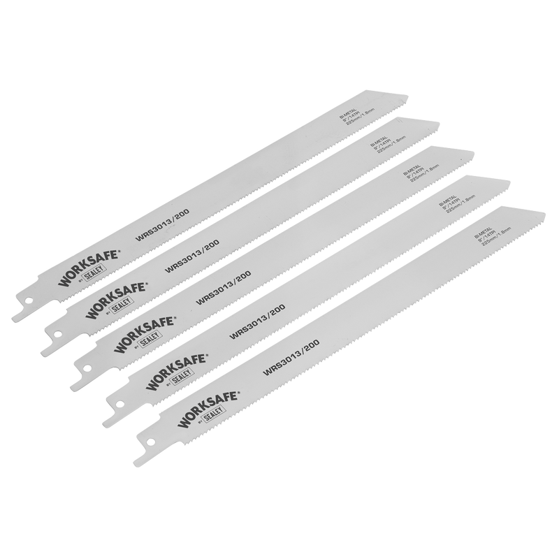 Worksafe Reciprocating Saw Blade 150mm 14tpi - Pack of 5