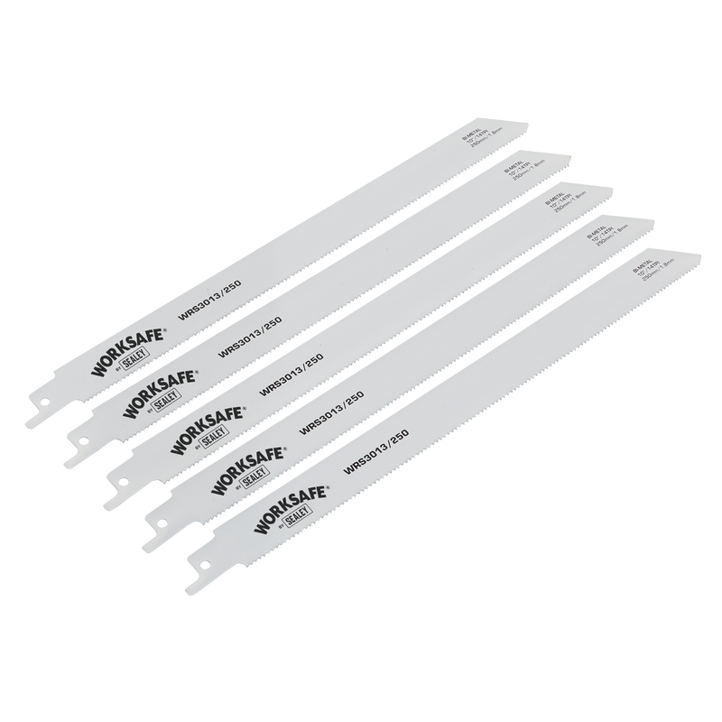 Worksafe Reciprocating Saw Blade 150mm 14tpi - Pack of 5